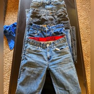 4 pairs of boys jeans size 10